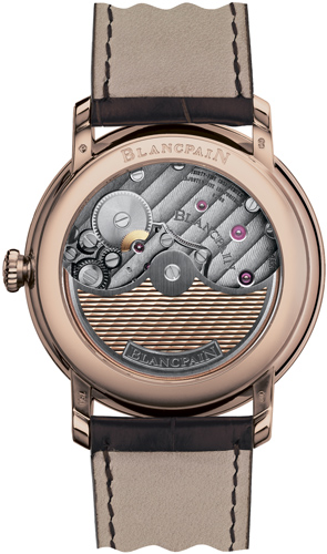 задняя сторона часов Blancpain Villeret (Ref. 6630-3631-55B)