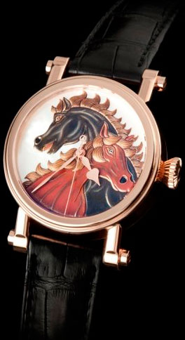часы Speake-Marin 'Horses' Maki-e dial