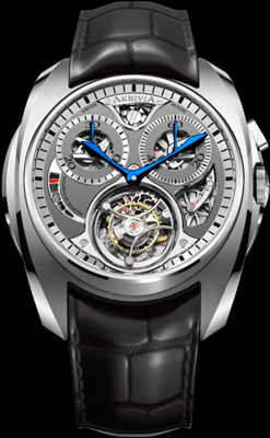 Часы Tourbillon Monopusher Chronograph от AkriviA Часы Tourbillon Monopusher Chronograph от AkriviA