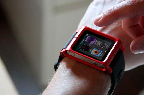 наручные часы на основе IPod Nano от Скотта Уилсона наручные часы на основе IPod Nano от Скотта Уилсона