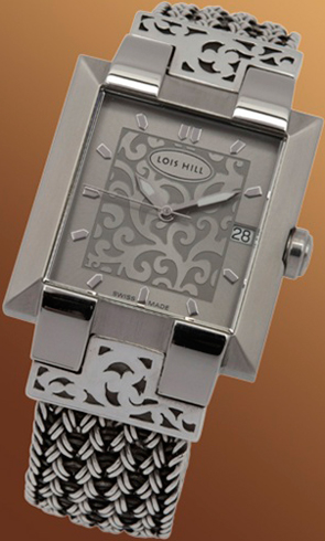 женские серебряные часы Lois Hill 9384-1201