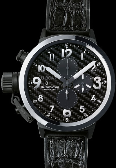 Роскошные часы Flightdeck ceramic bezel — стильная монохромная модель от U-Boat с безелем из керамики – последний писк моды.