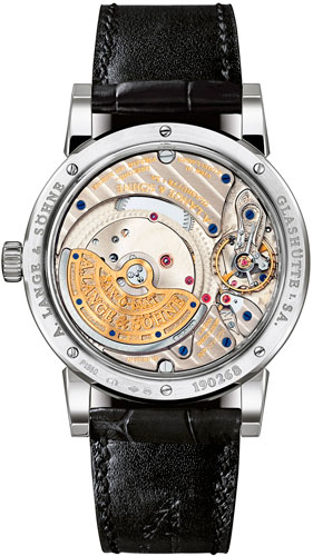 задняя сторона часов Saxonia Annual Calendar