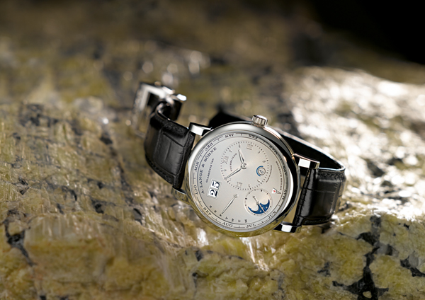 LANGE 1 TOURBILLON PERPETUAL CALENDAR на топазе