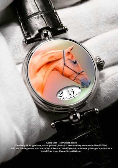 часы Verre Églomisé Animal Collection