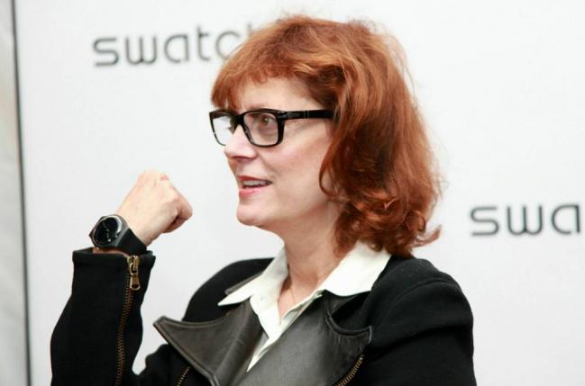 «Иствудская ведьма» Сьюзан Сарандон на мероприятии, посещенном презентации новой коллекции часов Swatch