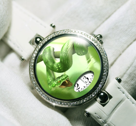 часы Angular Momentum Manu Propria Green Snake
