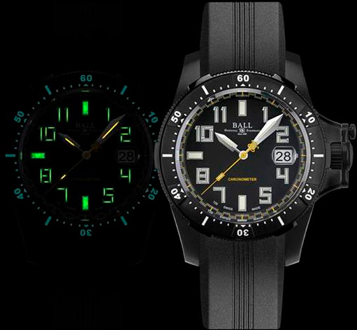 Часы ENGINEER Hydrocarbon BLACK от BALL Watch Co.