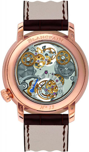 задняя сторона часов Blancpain Le Brassus Tourbillon Carrousel (Ref. 2322-3631-55B)