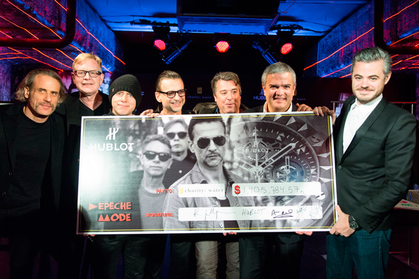 Благотворительный аукцион Hublot Depeche Mode