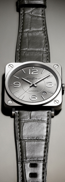 Женские часы Bell & Ross BR S Officer Ruthenium