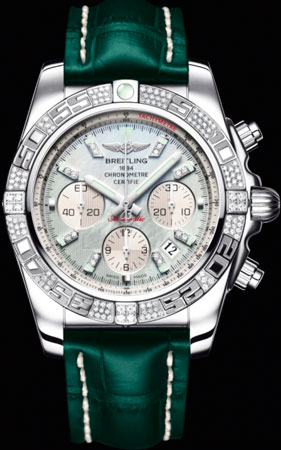 Мужские часы с бриллиантами Breitling Chronomat 44 Spesial Series