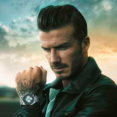 Дэвид Бэкхем с часами Breitling Transocean Chronograph Unitime