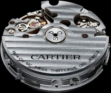 мануфактурный автоматический калибр Cartier 1904-CH