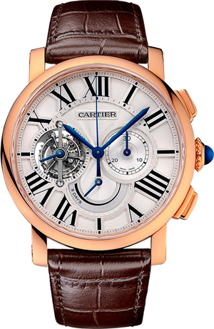 Часы Rotonde de Cartier Tourbillon Chronograph от Cartier