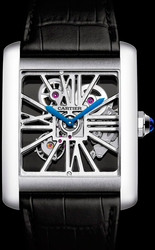часы Tank MC Skeleton от Cartier