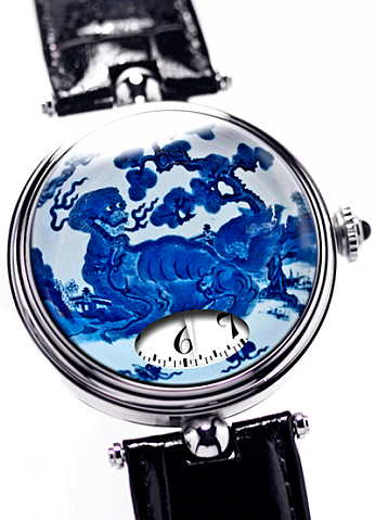 Фарфоровые часы с драконами от Angular Momentum