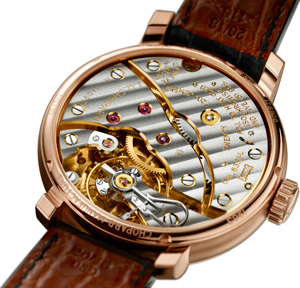 задняя сторона часов L.U.C 1963 anniversary chronometer