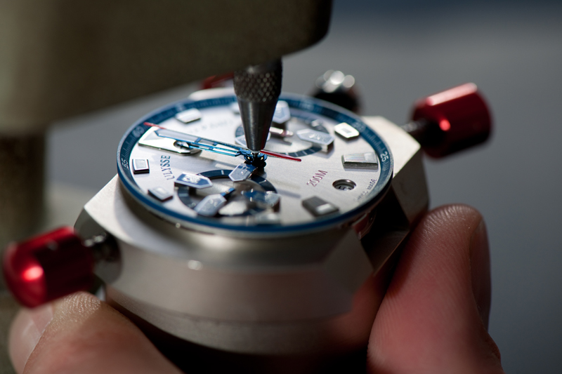 Процесс сборки часов Ulysse Nardin