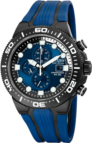 Часы Citizen Eco-Drive Scuba Fin Chronograph