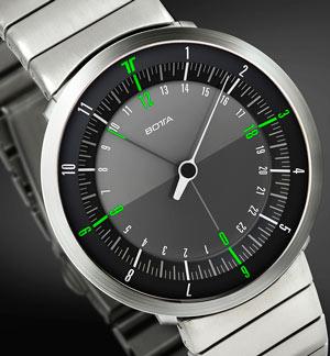 Часы Botta-Design DUO green Часы Botta-Design DUO green