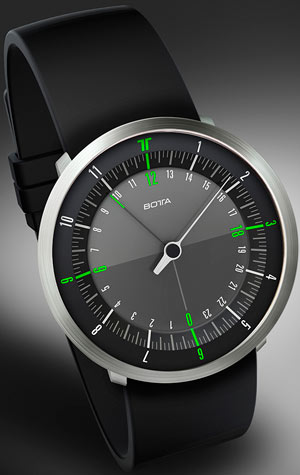 Часы Botta-Design DUO green Часы Botta-Design DUO green