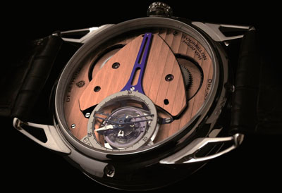 задняя сторона часов De Bethune DB25 LT Tourbillon
