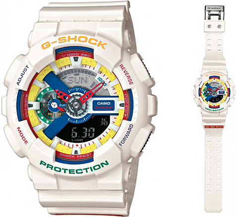 часы Casio G-Shock в стиле Lego от Dee & Ricky часы Casio G-Shock в стиле Lego от Dee & Ricky