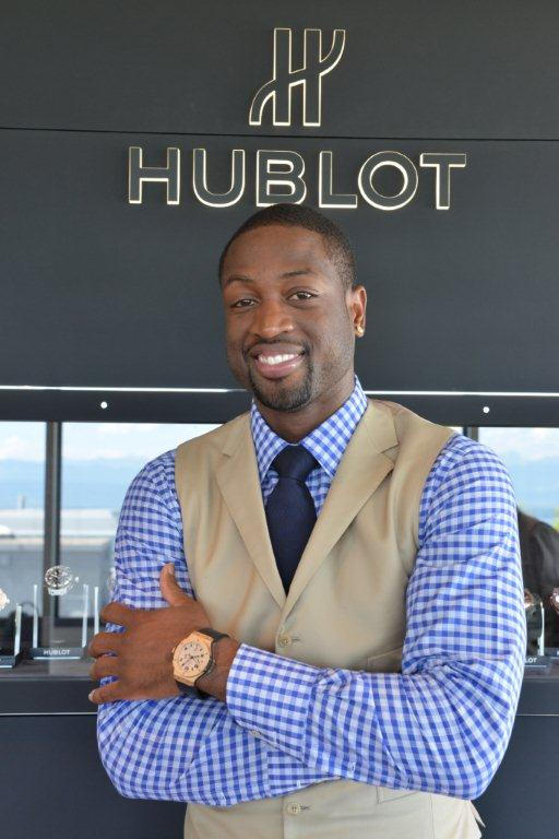 Дуэйн Уэйд (Dwyane Wade) с часами Hublot