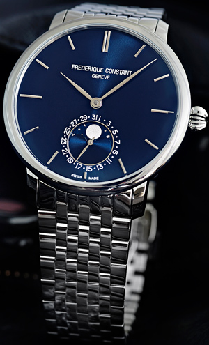 Часы Frederique Constant Slimline Moonphase Manufacture (Ref. FC-705N4S6B)