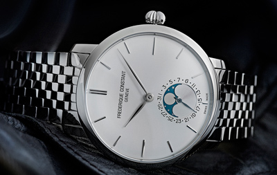 Часы Frederique Constant Slimline Moonphase Manufacture (Ref. FC-705S4S6B)