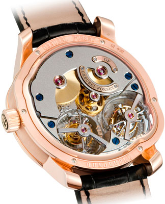 задняя сторона часов Quadruple Tourbillon Secret RG