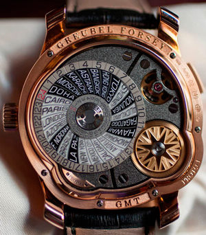 задняя сторона часов Greubel Forsey GMT