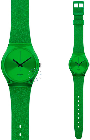 часы Swatch Deep Shine Green (Ref. GG213)
