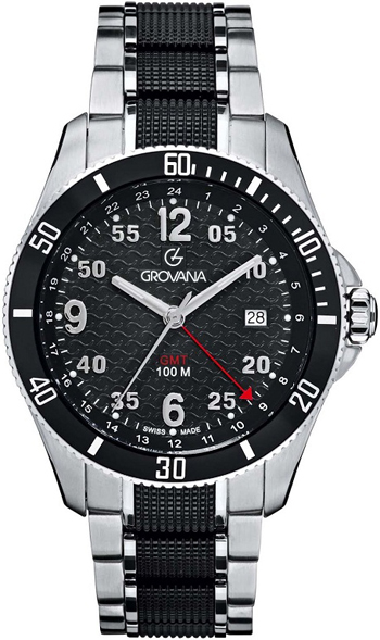 часы Grovana 1616.1 с функцией GMT