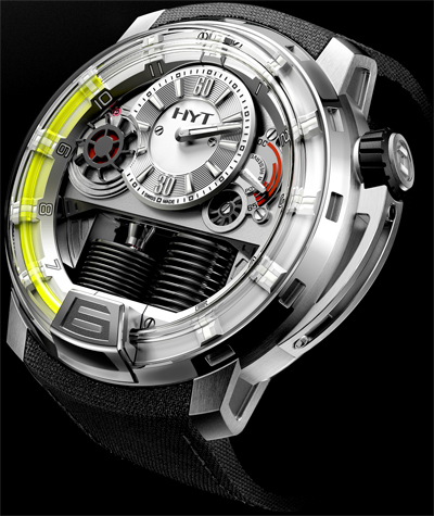 часы HYT H1 Hydro Mechanical Watch Titanium часы HYT H1 Hydro Mechanical Watch Titanium