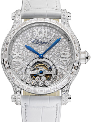 Женские часы Happy Sport Tourbillon Joaillerie от Chopard