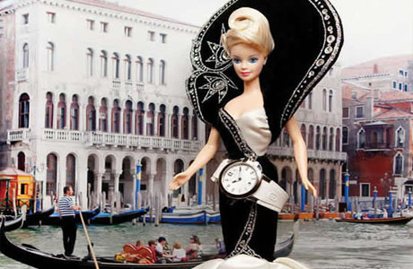 кукла Барби представляет часы Harry Winston Ocean Sport