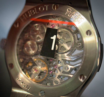 задняя сторона часов Classic Fusion Extra-Thin Skeleton 42 мм