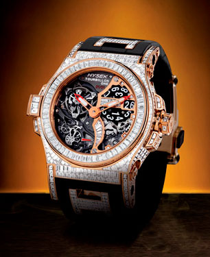 часы Hysek Abyss Tourbillon Haute Joaillerie часы Hysek Abyss Tourbillon Haute Joaillerie