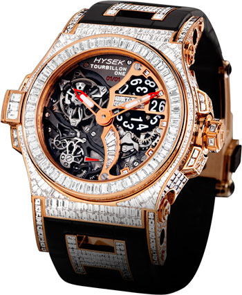 Мужские часы с бриллиантами Hysek Abyss Tourbillon Haute Joaillerie