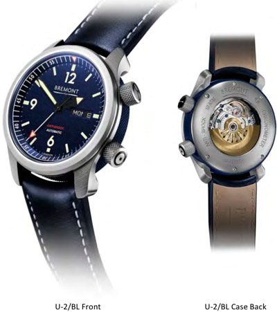 часы U2 Blue Chronometer от Bremont
