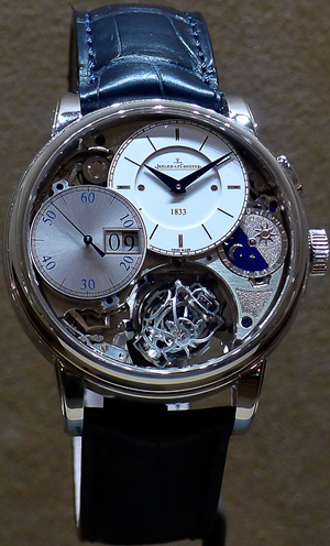 Великолепные часы Jaeger-LeCoultre Hybris Mechanica Master Grande Tradition Gyrotourbillon 3 Jubilee