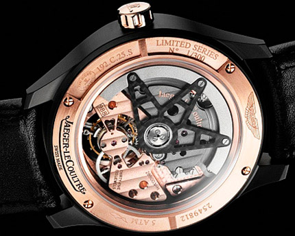 задняя сторона часов Jaeger-LeCoultre AMVOX3 Tourbillon GMT