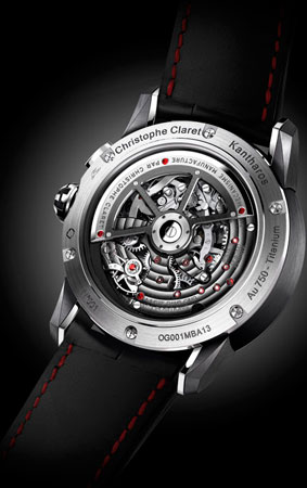 задняя сторона часов Christophe Claret Kantharos