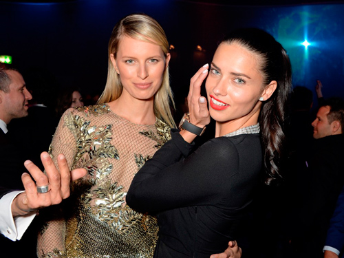 Каролина Куркова и Адриана Лима (Karolina Kurkova and Adriana Lima)