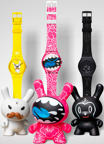 Эксклюзивные зверьки Kidrobot и часы Swatch порадуют Ваше чадо