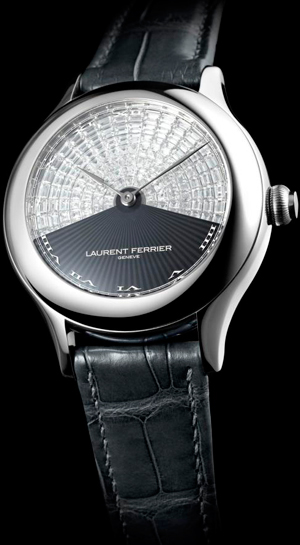  Galet Secret Invisible Set With Baguette-Cut Diamonds  Laurent Ferrier