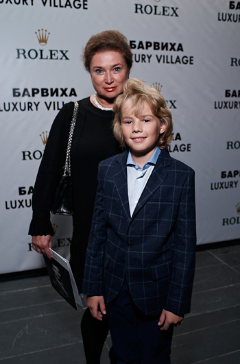 Лилия Щедрина и ее сын