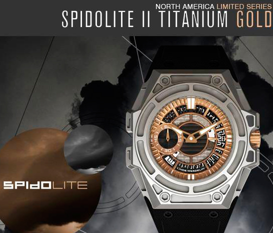  Linde Werdelin SpidoLite II Titanium Gold